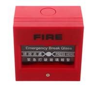 Hohopeti Manual Fire Alarm Pull Station Resettable Emergency Call Point with Alarm Buzzer and Reset Key for Building Evacuation and Office Safety
