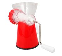 Hohopeti Manual Meat Mincer Sausage Maker with Fine and Coarse Plates Multifunction Hand Crank Grinder for Meat and Vegetables Plastic and Metal Tool for Home Kitchen and Commercial Use