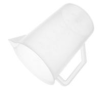 Hohopeti Measuring Cup with Scale and Handle Large Capacity 3000ml Plastic Oil Measuring Jug Drinkware for Kitchen and Workshop Use Suitable for Cold Liquids