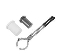 Hohopeti Melting Pot Crucible for Jewelry Making Gold Refining Graphite Crucible Precision Wire Bending Tools Melting Metal Tongs Quartz