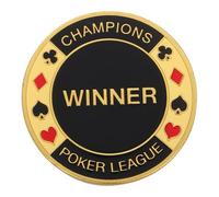 Hohopeti Metal Poker Guard Weights Card Protector for Poker Chips Coin Accessories for Men and Hold Players