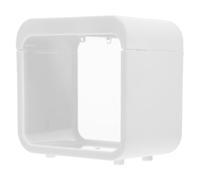 Hohopeti Mini Fish Breeding Box with Light - Transparent Small Aquarium Tank for Desktop Home Decor with Five Colour Led Lighting Easy to Clean and Store
