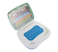 Hohopeti Mini Folding Touch for Kids, 18-segment Arabic Early Education Toy, Blue Toddler Interactive Electronic Learning Machine for Alphabet and Language Development