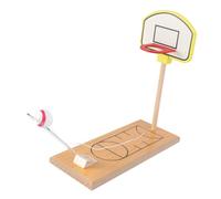 Hohopeti Mini Wooden Table Basketball Game for Over Finger Basketball Interactive Desktop Sports Set Enhances Hand-eye Coordination and Finger Strength