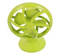 Hohopeti Miniature Dollhouse Fan Decoration Green Mini Electric Fan Model Prop for Micro Landscape Photography and Dollhouse Furniture Accessories Smooth Surface Vintage Style