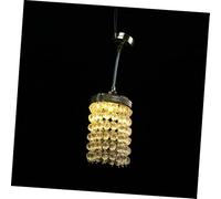 Hohopeti Miniature Hanging Beaded Pendant Lamp Model for Dollhouse Ceiling Mini House Furniture Accessory with Multilayer Design Soft Ambient Lighting Fade Resistant Tiny Decor