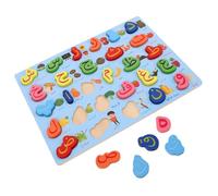 Hohopeti Montessori Arabic Alphabet Puzzle Board for Interactive Wooden Letter Matching with Arabic Letter Shapes Travel Friendly Educational Game for Preschoolers Quran Learning Tool
