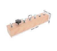 Hohopeti Montessori Wooden Busy Board for Sensory Activity Board with Screw Turning for Hand-eye Coordination Fine Motor Skills Development Educational Travel for Boys