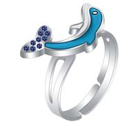 Hohopeti Mood Ring Dolphin Adjustable Color Changing Ring for Boys and Girls Girls Unisex Emotion Temperature Sensitive Open Band Jewelry