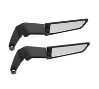 Hohopeti Motorcycle Rearview Mirrors with Adjustable Rotation High Definition Reflective Side Mirrors with Wind Wing Design for Street Bikes Sports Bikes Electric Motorbikes and Scooters