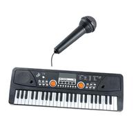 Hohopeti Multipurpose Electronic Piano for Educational Musical Keyboard with Microphone Lightweight Early Learning Gift for Boys