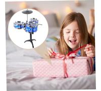 Hohopeti Musical Drum Set Educational Jazz Drum Playset Design Early Learning Instrument for Boys and Birthday