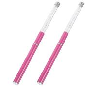 Hohopeti Nail File Cuticle Buffer Manicure Tools and Plastic Material 2pcs with Frosted Stone for Grinding and Cuticle Repair, Suitable for Professional Nail Salons and Home Use