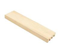 Hohopeti Natural Wood Domino Rack with Multi-slot Tray for Organized Domino Tiles and Cards Oblique Angle Design for View Wooden Base Holder for Family Board Game Accessories