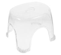 Hohopeti Non-Slip Spa Shower Foot Stool Large Plastic Bathroom Step Stool for Shaving and Bathing, 30x26x27cm Spa Foot Rest Suitable for Home and Shower Use