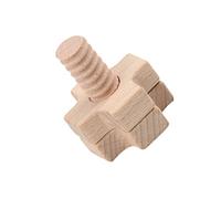 Hohopeti Nut Assembly Geometrical Shapes Cognitive Screw for Early Education Promotes Hand Eye Coordination and Thinking Skills Safe Wooden Construction for Parent Interaction