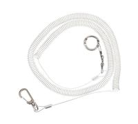 Hohopeti Parrot Flying Training Leash and Adjustable Bird Harness Set Lightweight Elastic Bird Traction Chain with 6m Flight Rope and Size 15 Leg Ring for Pet Parrots