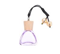 Hohopeti Perfume Boost with 12ml Bottle Glass Delicate Car Pendant for Appearance, Refillable Essential Oil Diffuser Mood and Improve Mental Clarity Decor Suitable for Office