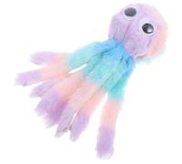 Hohopeti Pet Octopus Toy Plush Cat Toy for Kitten Interactive Playful Cat Supplies