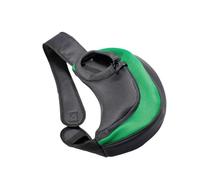 Hohopeti Pet Single Shoulder Bag for Pets Lightweight Polyester Cross-body Carrier with Wide Strap and Phone Pocket Stylish Green Small for Dogs and Cats Outdoor Travel