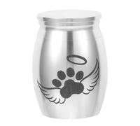 Hohopeti Pet Urn Small Metal Dog Urn for Ashes Cremation Keepsake Container for Cat Ashes Memorial Funeral