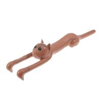 Hohopeti Plastic Cat Shaped Back Scratcher Long Handle Massage Tool for Adults Smooth Surface Manual Back Massager for Itching Relief Gift for Family and Friends