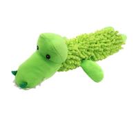 Hohopeti Plush Dog Interactive Squeaky Chewing for Puppies and Dogs Cartoon Crocodile Shape Soft Pet Play to Prevent Destructive Chewing and Engage Pets