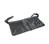 Hohopeti Portable Adjustable Makeup Brush Waist Belt Bag with Multiple Pockets Pouch Organizer for Tools Fiber Cloth Cosmetic Tool Pack for Professional Artists Black