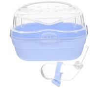 Hohopeti Portable Hamster Cage Pet Go Out Box Outdoor Carrier for Small Animal Guinea Pig Lightweight and Easy to Carry for Daily Use