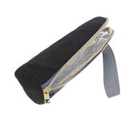 Hohopeti Portable Insulated Bottle Carrier Bag with Zipper Fit for Milk Bottles Thermal Cooler and Warmer Sleeve Easy Wipe Stroller Hanging Travel Bag for Drinks and Snacks