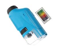 Hohopeti Portable Monocular Microscope for Beginner Biological Experiment Tool Lightweight Educational Science Laboratory Accessory Easy Grip Handheld Magnifier for Student Exploration