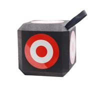 Hohopeti Portable Outdoor Bow Arrow Target EVA Hanging Archery Target for Practice Wear-resistant Handheld Six-sided Shooting Cube with Shock-absorbing Cushioning Bright Color for Clear