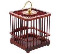 Hohopeti Portable Purple Sandalwood Cage for Grasshopper Useful Storage Basket for Household Insects Wear- Cage round Dome Design for Outdoor Use Style