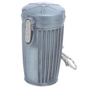 Hohopeti Portable Sealed Metal Ashtray with Lid, Compact Windproof Cigarette Ash Holder for Travel, Car, Outdoor Camping, and Use