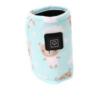 Hohopeti Portable USB Milk Bottle Warmer Insulated Heating Cover for Boy Girl Convenient Travel Accessory Keeps Milk Warm for Newborns and Toddlers for Parents The Go