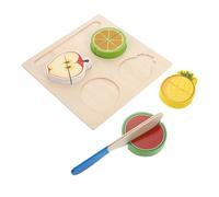 Hohopeti Pretend Fruit Cutting for Early Educational Simulation Play with Non-fading Fruit Models Enhances Fine Motor Skills and Hand-eye Coordination for Years