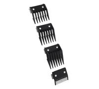 Hohopeti Professional Hair Clipper Guide Combs Replacement Clipper Guards 4pcs for Secure Length Control and Positioning Random Color Suitable for Home and Salon Use