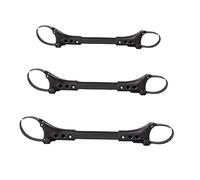 Hohopeti Pushchair Connectors Double Pushchair Connector for Baby Stroller 3pcs Adjustable Aluminium Clips Sturdy Lightweight Waterproof for Travel and Theme Parks