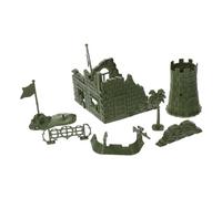 Hohopeti Realistic Army Model Set Decorative Soldier Equipment for Teaching Collecting Sand Table Scenes