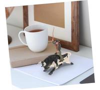 Hohopeti Realistic Bullfighter Figurine with Spanish Bull Model Detailed Cowboy Collectible Hand-painted Bullfighting Statue for Home and Garden Decor Animal Lover