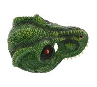 Hohopeti Realistic Dinosaur Head Mask Lightweight Comfortable PU Foam Animal Costume for Adults Party Cosplay Halloween Dress Up