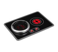 Hohopeti Realistic Induction Cooker with Lights Sounds Safe Lightweight Kitchen Accessories for Boys Battery-powered Pretend Playset for Creative Cooking Fun
