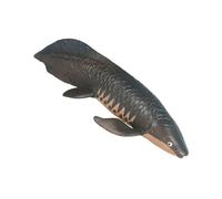 Hohopeti Realistic Pirarucu Fish Model Plastic Animal Figurine Educational for Cognitive Learning Solid Texture Decorative Aquarium Display
