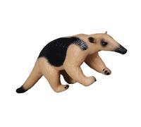 Hohopeti Realistic Small Anteater Figurine for Plaything and Home Decor Plastic Animal Ornament for Garden Desktop and DIY Landscaping Lifelike Wildlife Model with Fine Craftsmanship