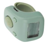 Hohopeti Rechargeable Digital Finger Counter Ring Night Glow, Six-Channel Memory Electronic Clicker, Mini Silicone Manual Counting Device for Swimming and Workout