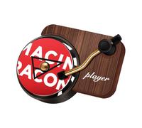 Hohopeti Record Player Shape Car Air Freshener Vent Clip with 3 Replaceable Aroma Discs Mini Car Perfume Diffuser for Automobile Air Outlet Fragrance