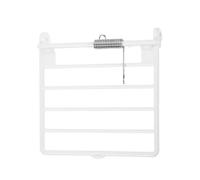 Hohopeti Replaceable Pet Bird Cage Door with Metal Finger Spring Hooks Plastic Quail and Bunny Cage Accessory for Bird House Entrance