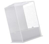 Hohopeti Reptile Feeding Case Ventilation Transparent Terrarium Breeding Box for Snakes Geckos Tarantulas and More Insect Habitat