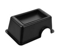 Hohopeti Reptile Hideout Cave Large Leopard Print Plastic Hide Terrarium Accessory Humid Shelter for Geckos Snakes and Frogs