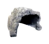 Hohopeti Resin Reptile Cave Hideout Decorative Habitat Ornament for Turtle Tank Amphibian Shelter Realistic Landscape Adornment Resin Craft with Random Color Random Color